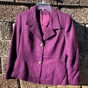 Purple professional women’s blazer